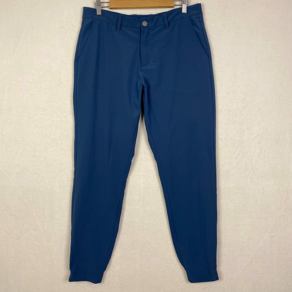 Primo Pants Mens 34 Regular Slate Blue Golf Jogger